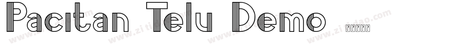Pacitan Telu Demo字体转换